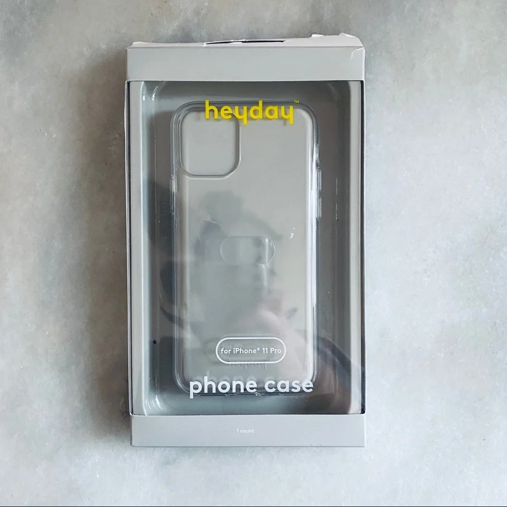 Heyday clear iPhone 11pro phone case